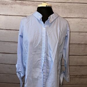 Unique collared Blouse Size 2 Pinstripes 
Office Business Casual Church School